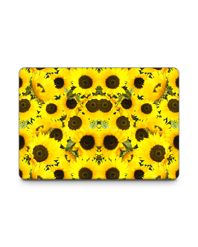 Sunflowers Laptop Aufkleber für 13 Zoll Apple MacBooks: Frontansicht