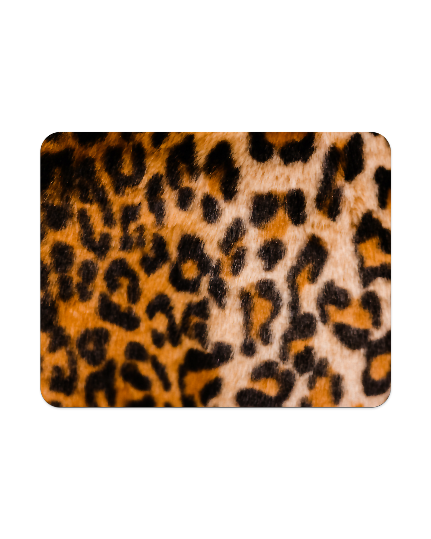 Leopard Pattern Mauspad von oben