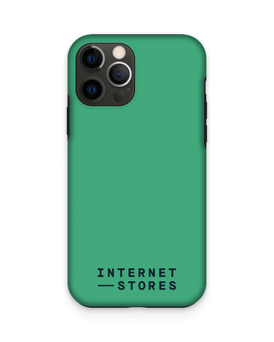ISG Neon Green Premium Handyhülle Apple iPhone 12, Apple iPhone 12 Pro