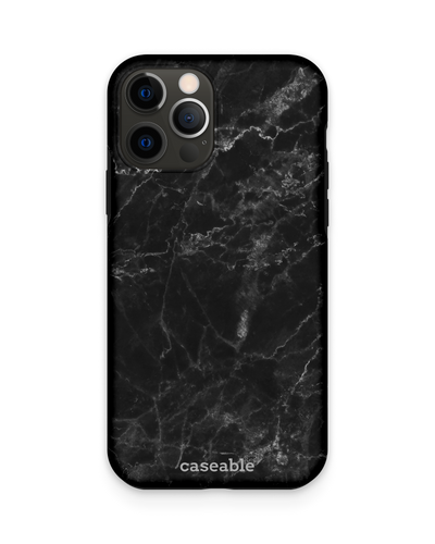 Midnight Marble Premium Handyhülle Apple iPhone 12, Apple iPhone 12 Pro