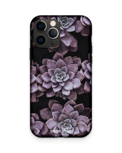 Purple Succulents Premium Handyhülle Apple iPhone 12, Apple iPhone 12 Pro