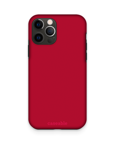 RED Premium Handyhülle Apple iPhone 12, Apple iPhone 12 Pro