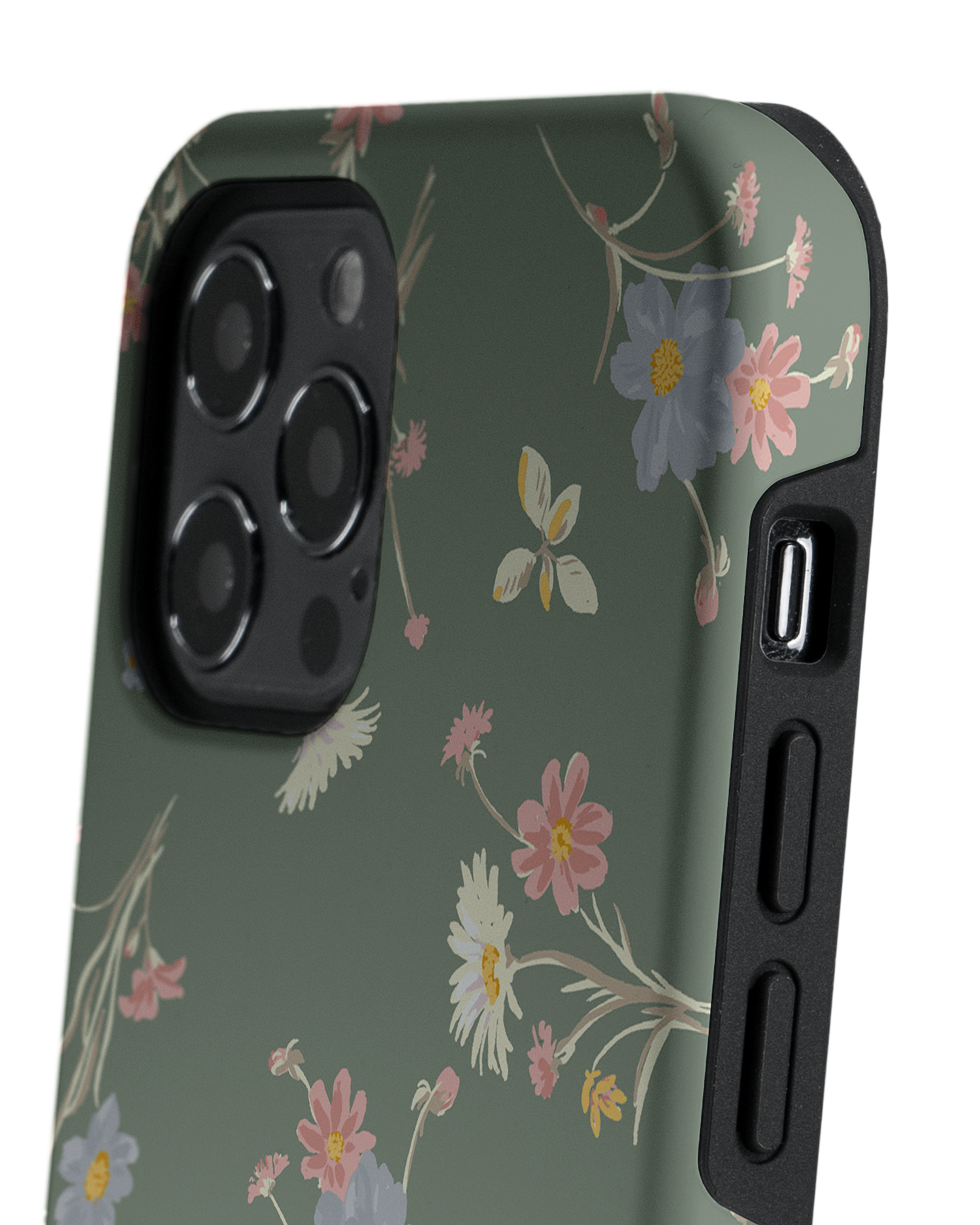 Wild Flower Sprigs Premium Handyhülle Apple iPhone 12, Apple iPhone 12 Pro
