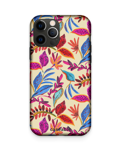 Painterly Spring Leaves Premium Handyhülle Apple iPhone 12, Apple iPhone 12 Pro