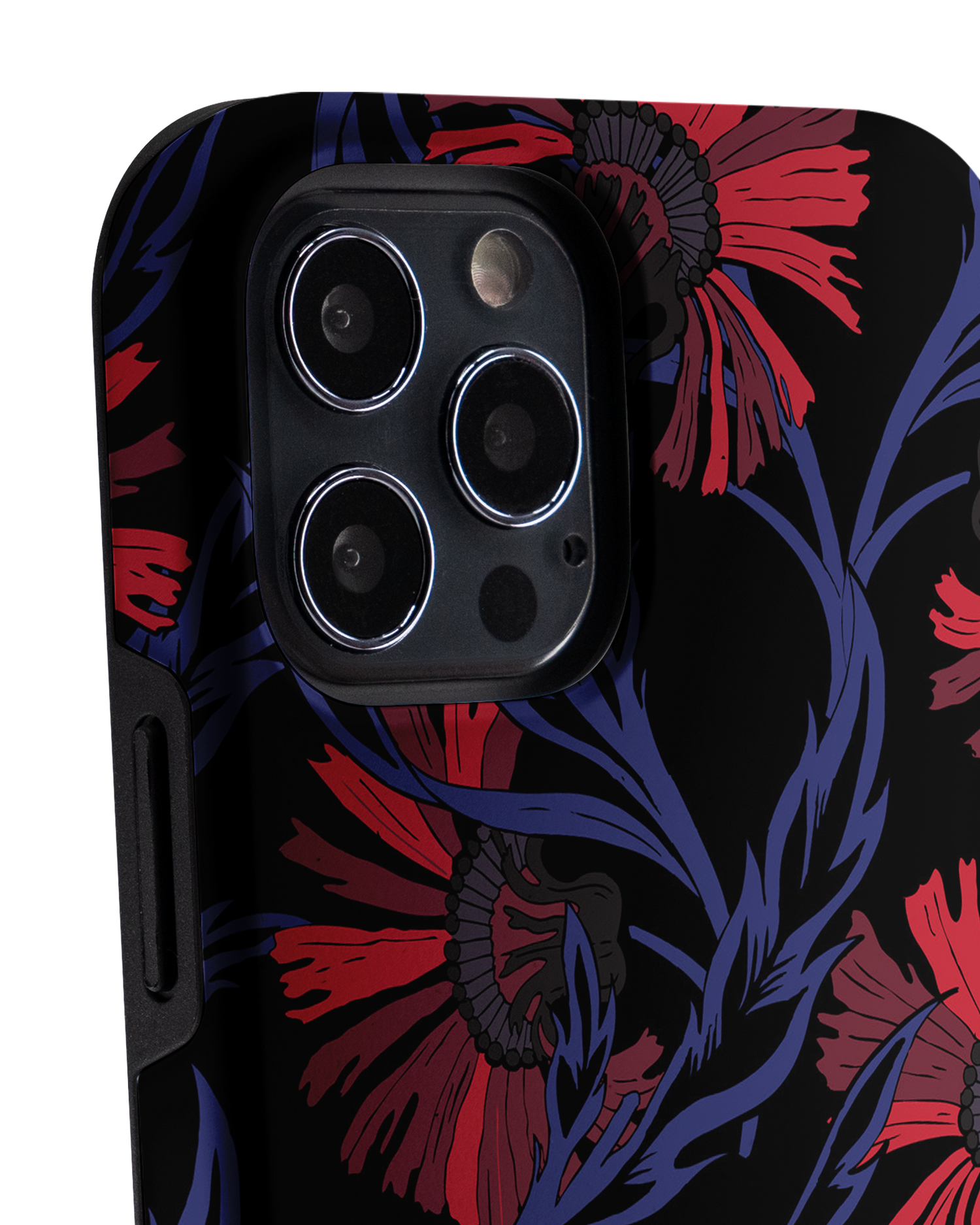Midnight Floral Premium Handyhülle Apple iPhone 12, Apple iPhone 12 Pro: Detailansicht 1