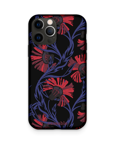 Midnight Floral Premium Handyhülle Apple iPhone 12, Apple iPhone 12 Pro