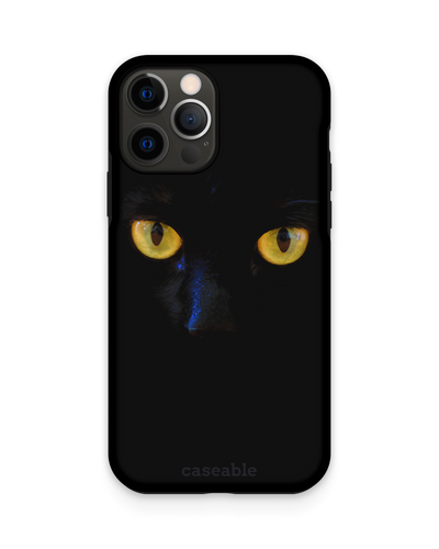 Black Cat Premium Handyhülle Apple iPhone 12, Apple iPhone 12 Pro