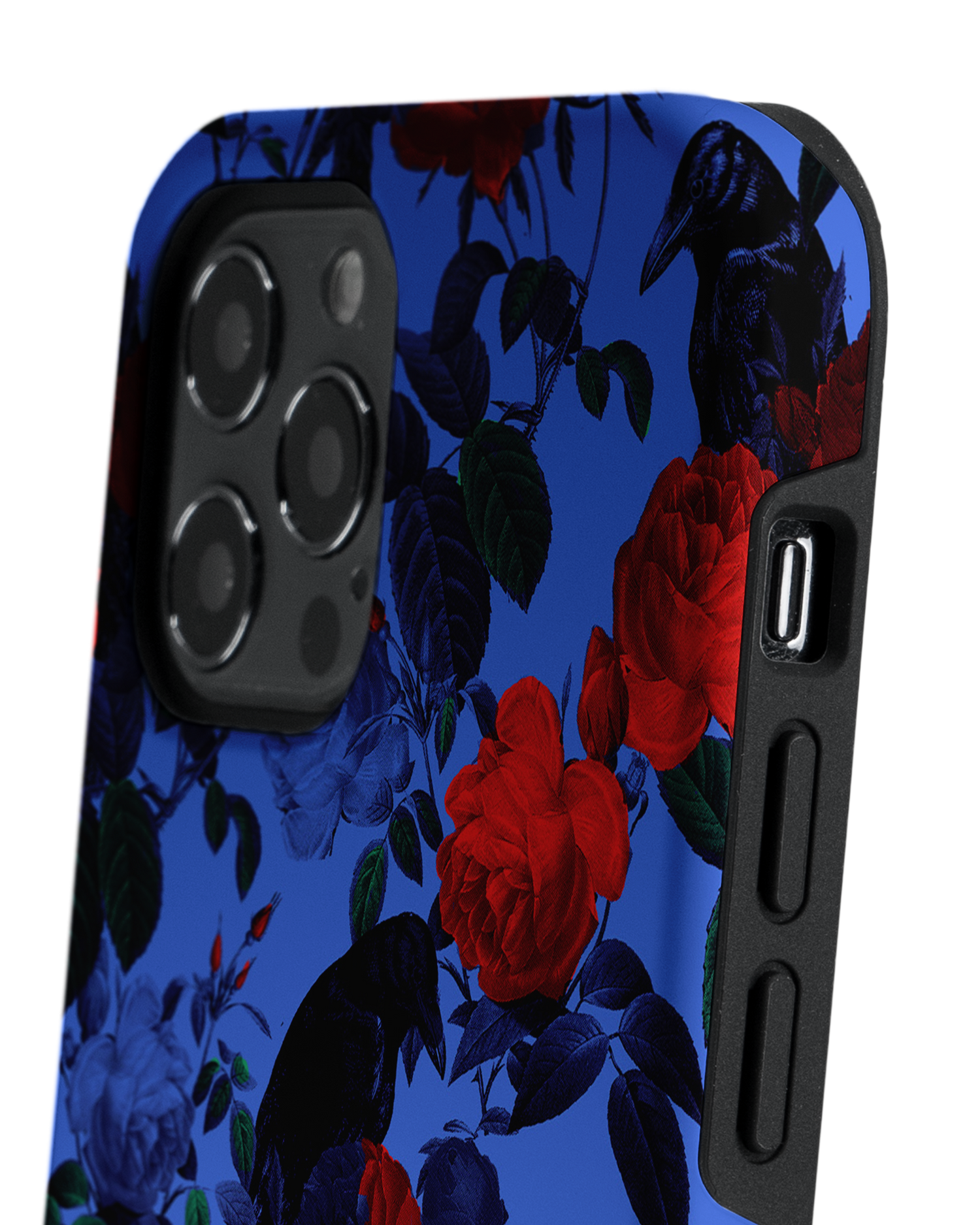 Roses And Ravens Premium Handyhülle Apple iPhone 12, Apple iPhone 12 Pro