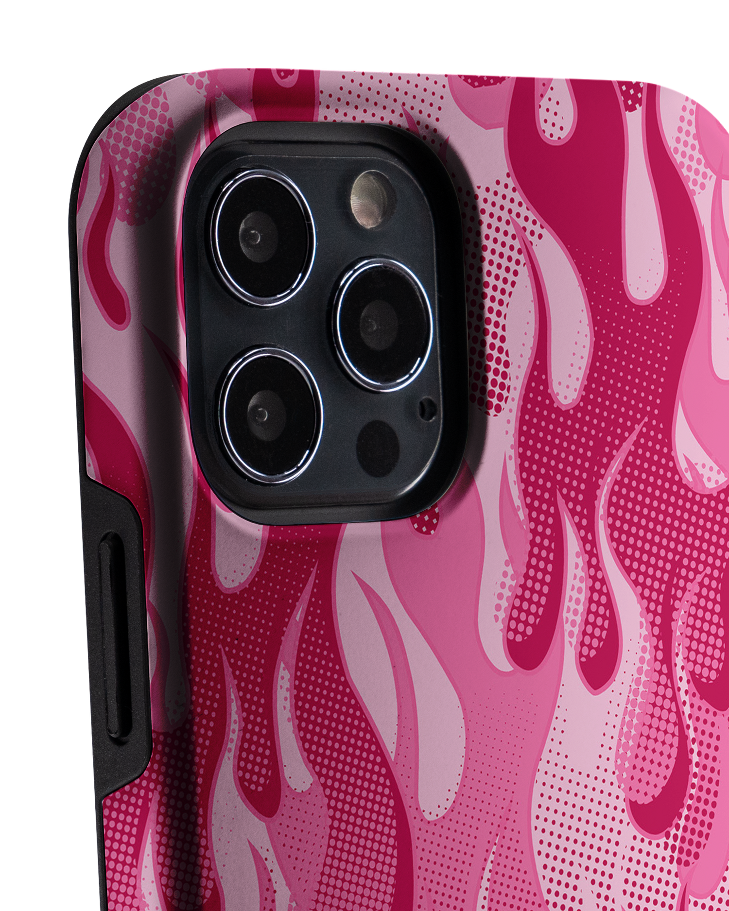 Pink Flames Premium Handyhülle Apple iPhone 12, Apple iPhone 12 Pro