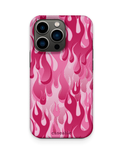 Pink Flames Premium Handyhülle Apple iPhone 13 Pro