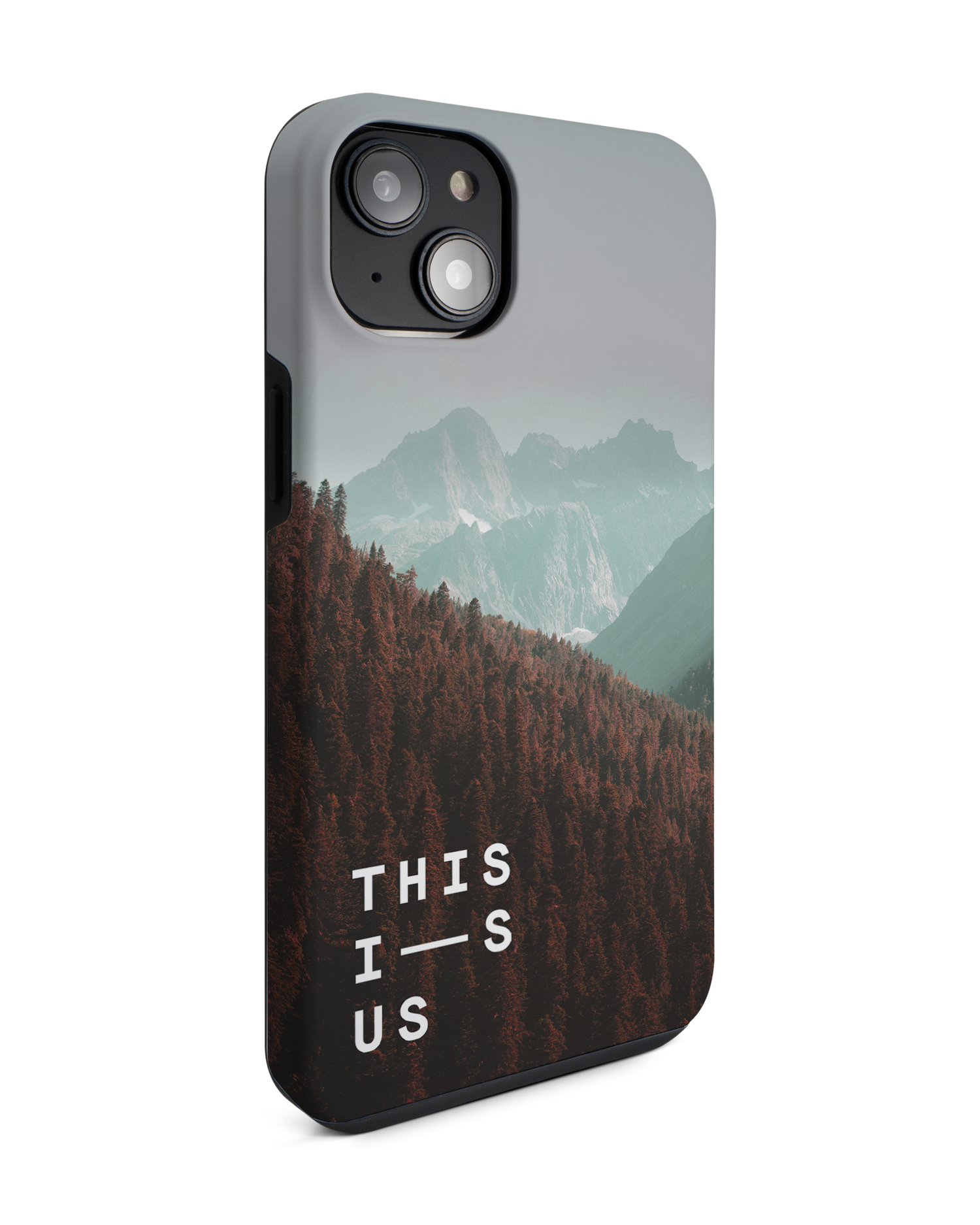 Into the Woods Premium Handyhülle für Apple iPhone 14 Plus: Seitenansicht links