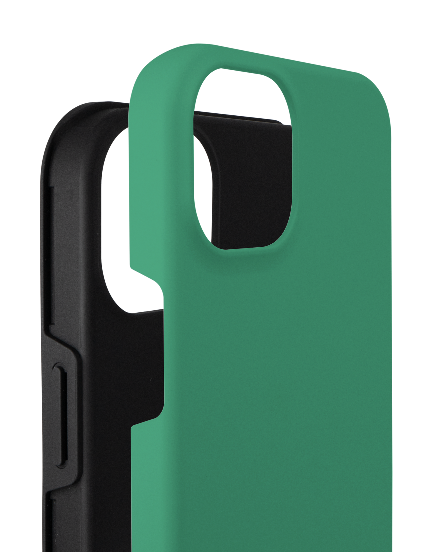 ISG Neon Green Premium Handyhülle für Apple iPhone 14 Plus besteht aus 2 Teilen