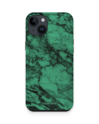 Green Marble Premium Handyhülle für Apple iPhone 14 Plus