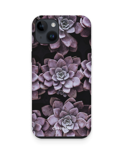 Purple Succulents Premium Handyhülle für Apple iPhone 15 Plus