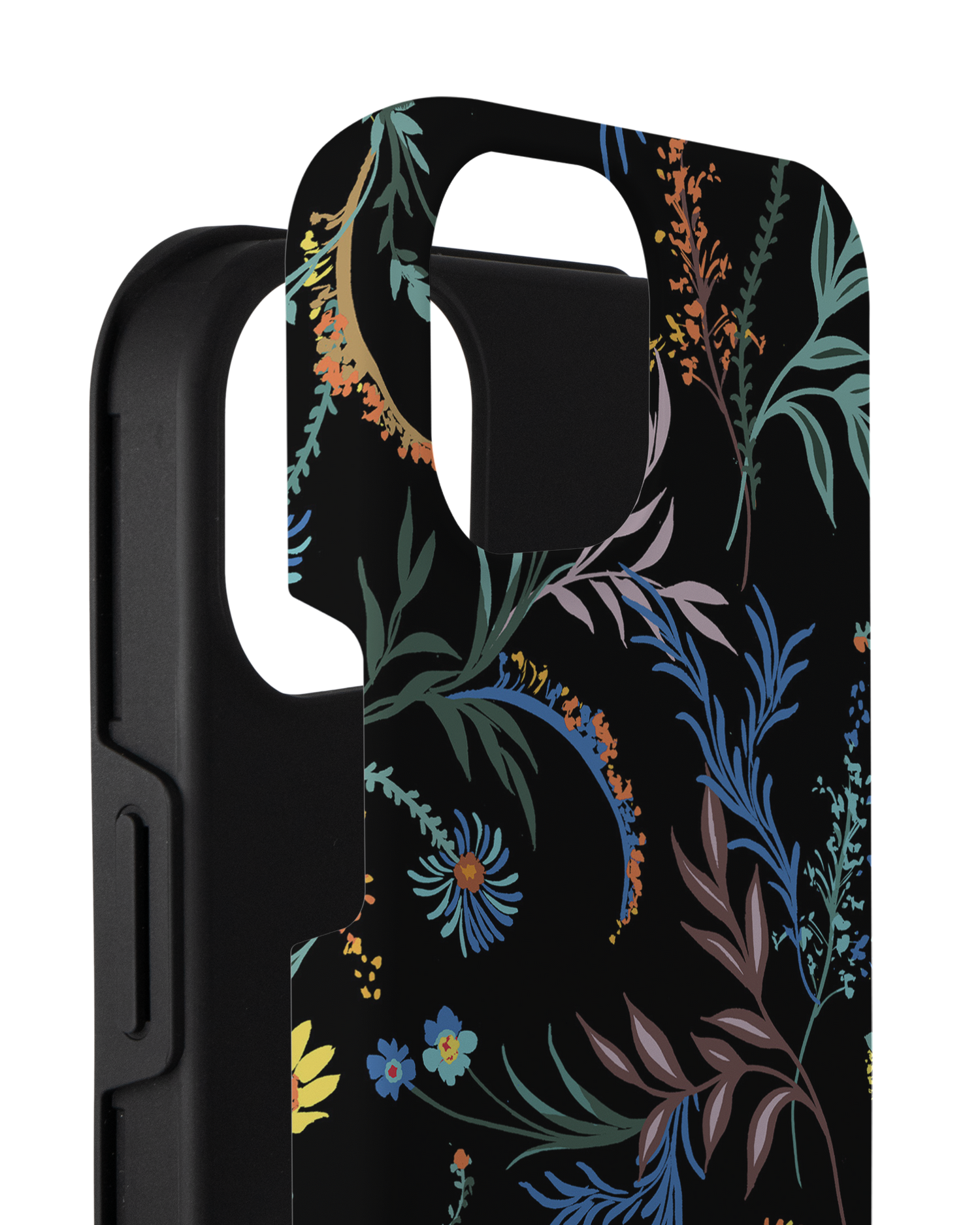 Woodland Spring Floral Premium Handyhülle für Apple iPhone 14 Plus besteht aus 2 Teilen