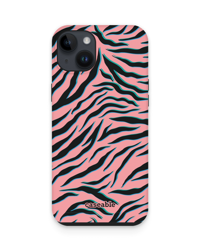Pink Zebra Premium Handyhülle für Apple iPhone 14 Plus