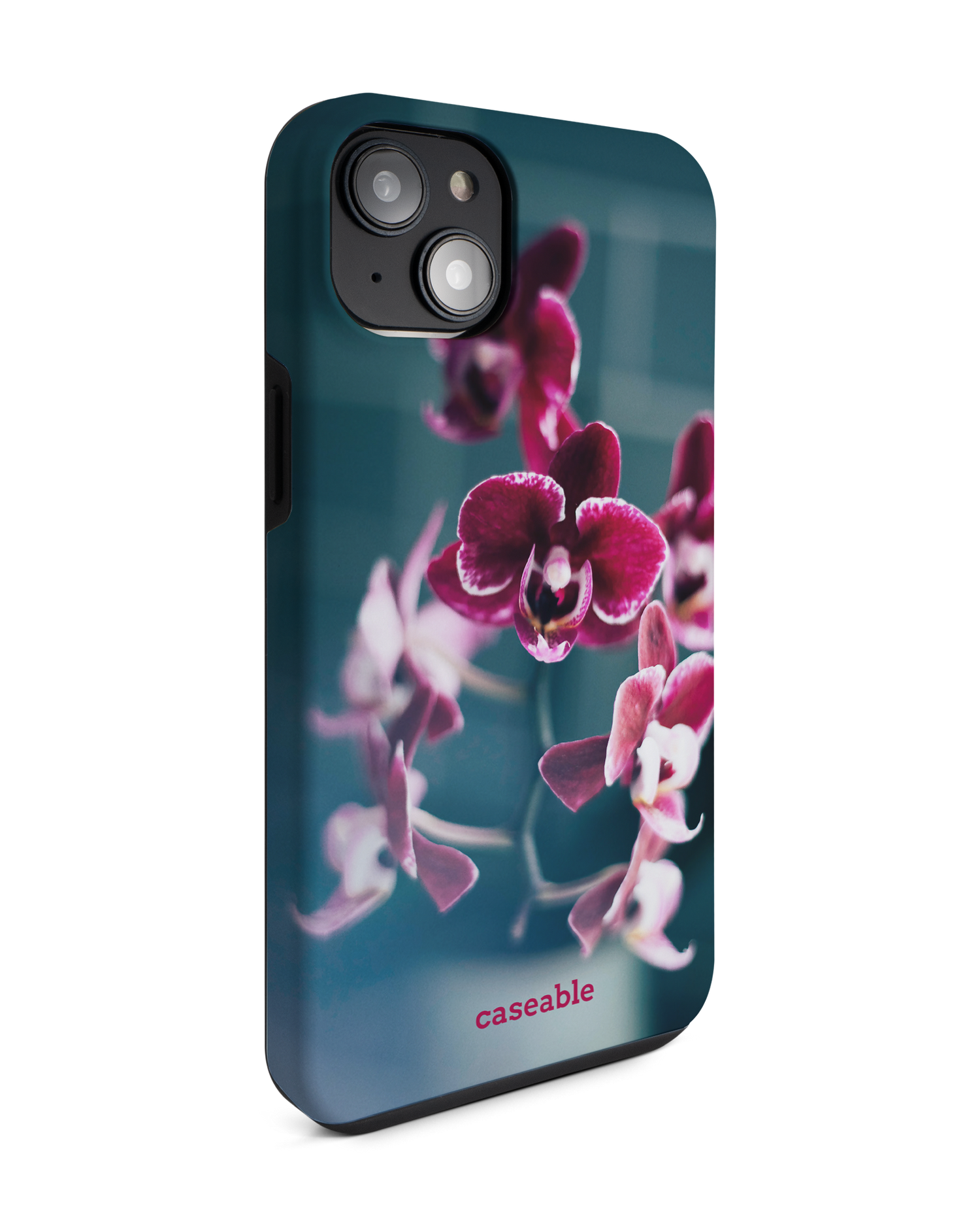 Orchid Premium Handyhülle für Apple iPhone 14 Plus: Seitenansicht links