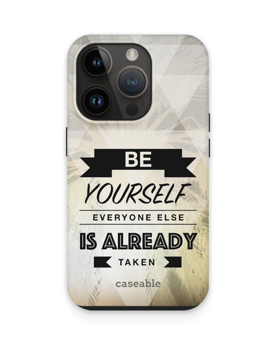 Be Yourself Premium Handyhülle für Apple iPhone 15 Pro