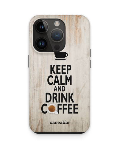 Drink Coffee Premium Handyhülle für Apple iPhone 14 Pro