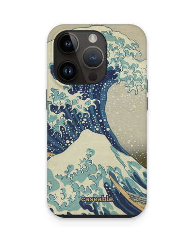 Great Wave Off Kanagawa By Hokusai Premium Handyhülle für Apple iPhone 15 Pro