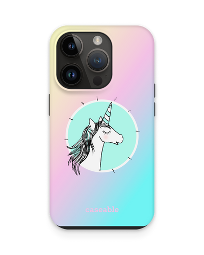 Happiness Unicorn Premium Handyhülle für Apple iPhone 15 Pro