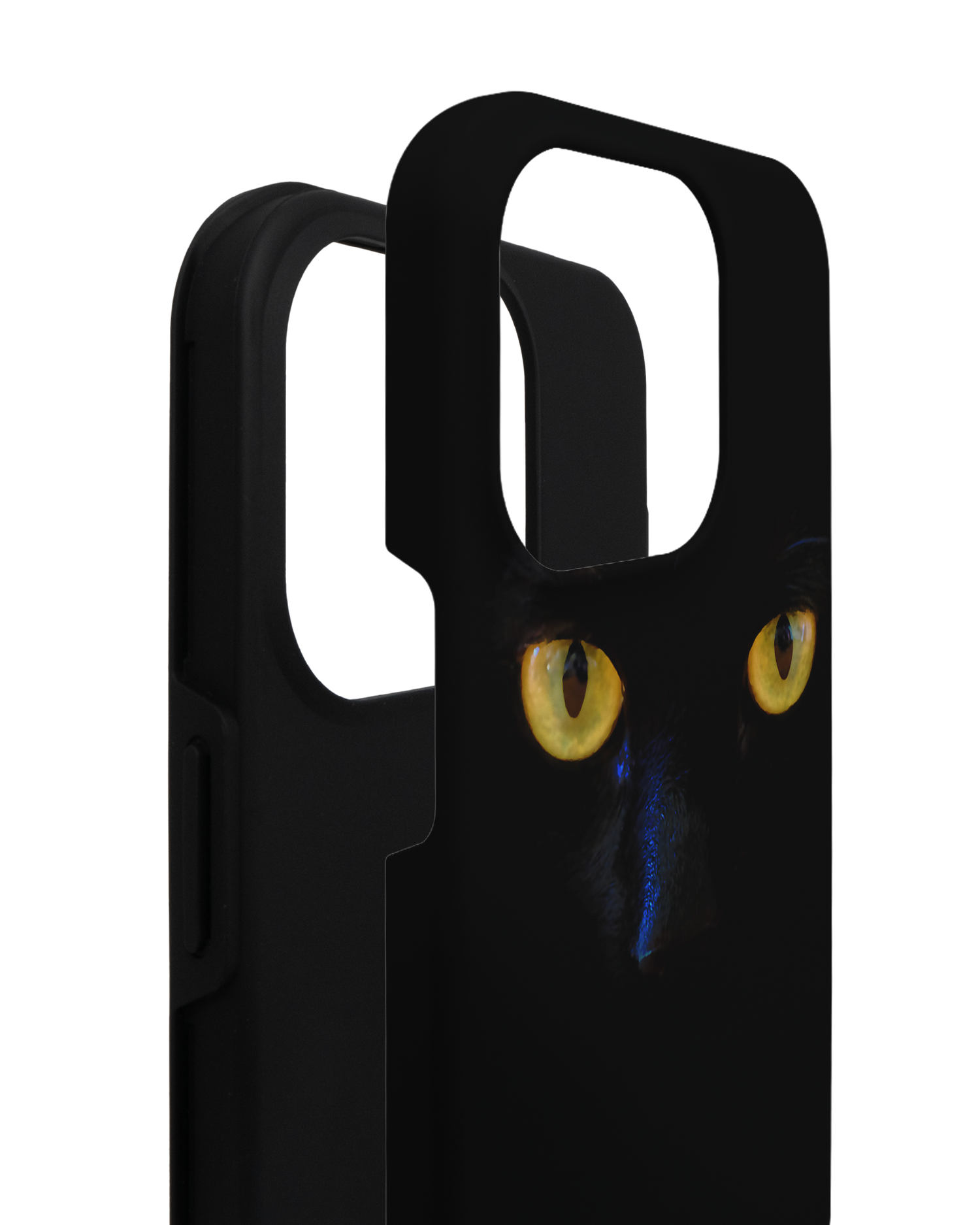 Black Cat Premium Handyhülle für Apple iPhone 14 Pro besteht aus 2 Teilen
