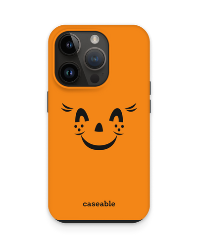 Pumpkin Smiles Premium Handyhülle für Apple iPhone 14 Pro