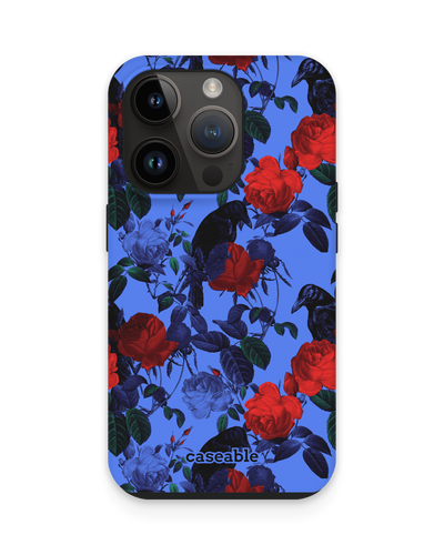 Roses And Ravens Premium Handyhülle für Apple iPhone 14 Pro