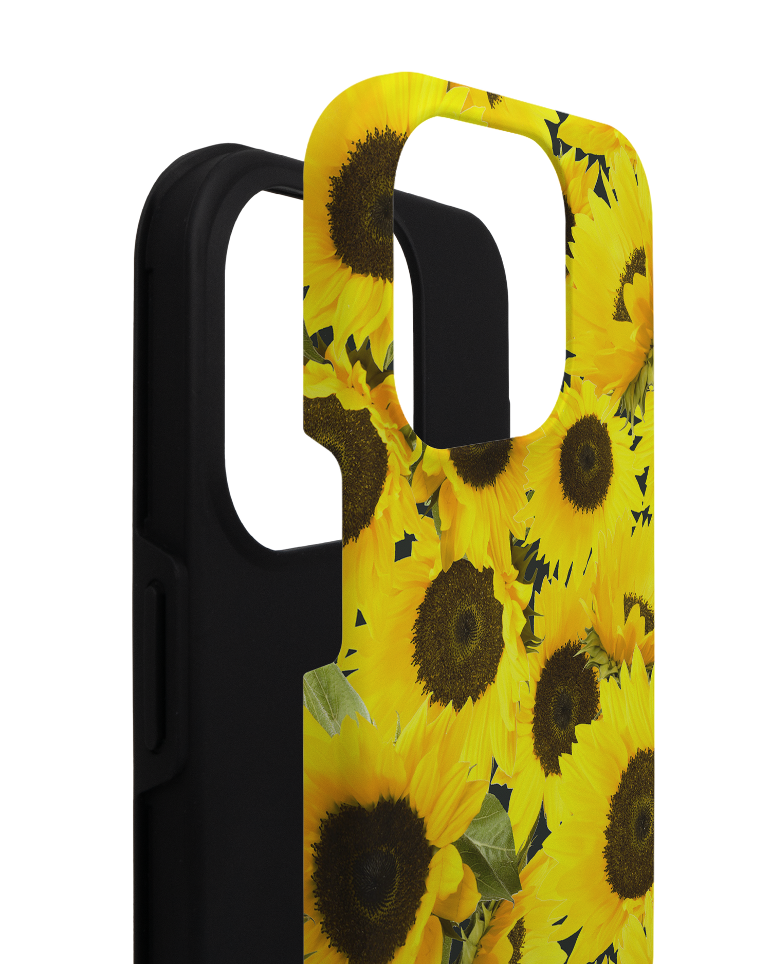 Sunflowers Premium Handyhülle für Apple iPhone 14 Pro besteht aus 2 Teilen