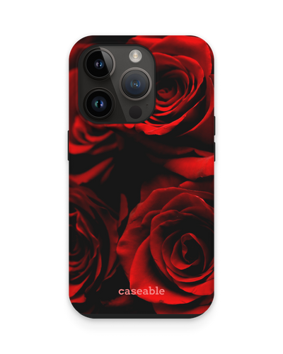Red Roses Premium Handyhülle für Apple iPhone 14 Pro