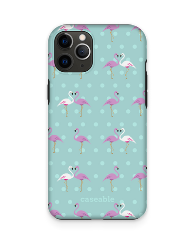 Two Flamingos Premium Handyhülle Apple iPhone 11 Pro