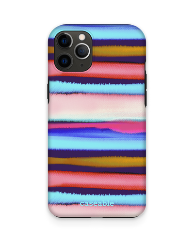 Watercolor Stripes Premium Handyhülle Apple iPhone 11 Pro