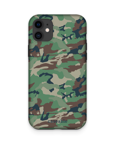 Green and Brown Camo Premium Handyhülle Apple iPhone 11