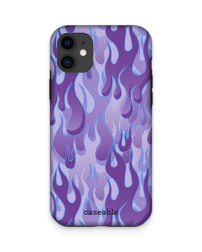 Purple Flames Premium Handyhülle Apple iPhone 11