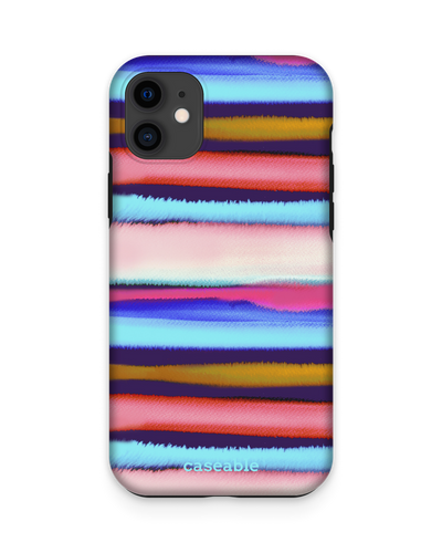Watercolor Stripes Premium Handyhülle Apple iPhone 11