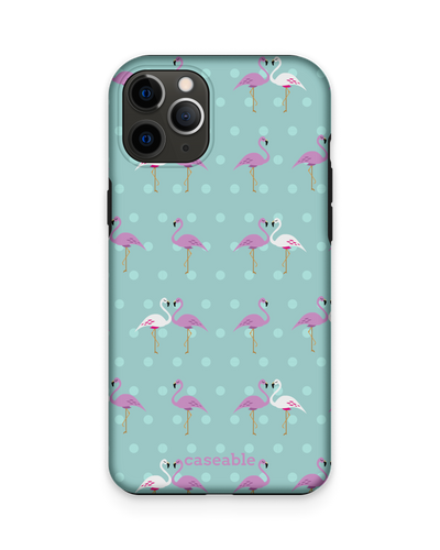 Two Flamingos Premium Handyhülle Apple iPhone 11 Pro Max