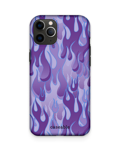 Purple Flames Premium Handyhülle Apple iPhone 11 Pro Max