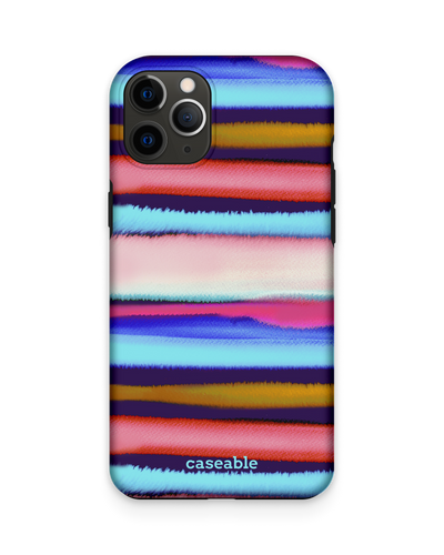 Watercolor Stripes Premium Handyhülle Apple iPhone 11 Pro Max