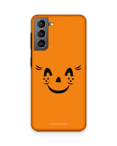 Pumpkin Smiles Premium Handyhülle Samsung Galaxy S21 Plus