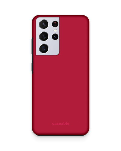 RED Premium Handyhülle Samsung Galaxy S21 Ultra