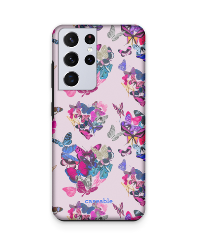 Butterfly Love Premium Handyhülle Samsung Galaxy S21 Ultra