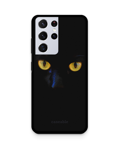 Black Cat Premium Handyhülle Samsung Galaxy S21 Ultra