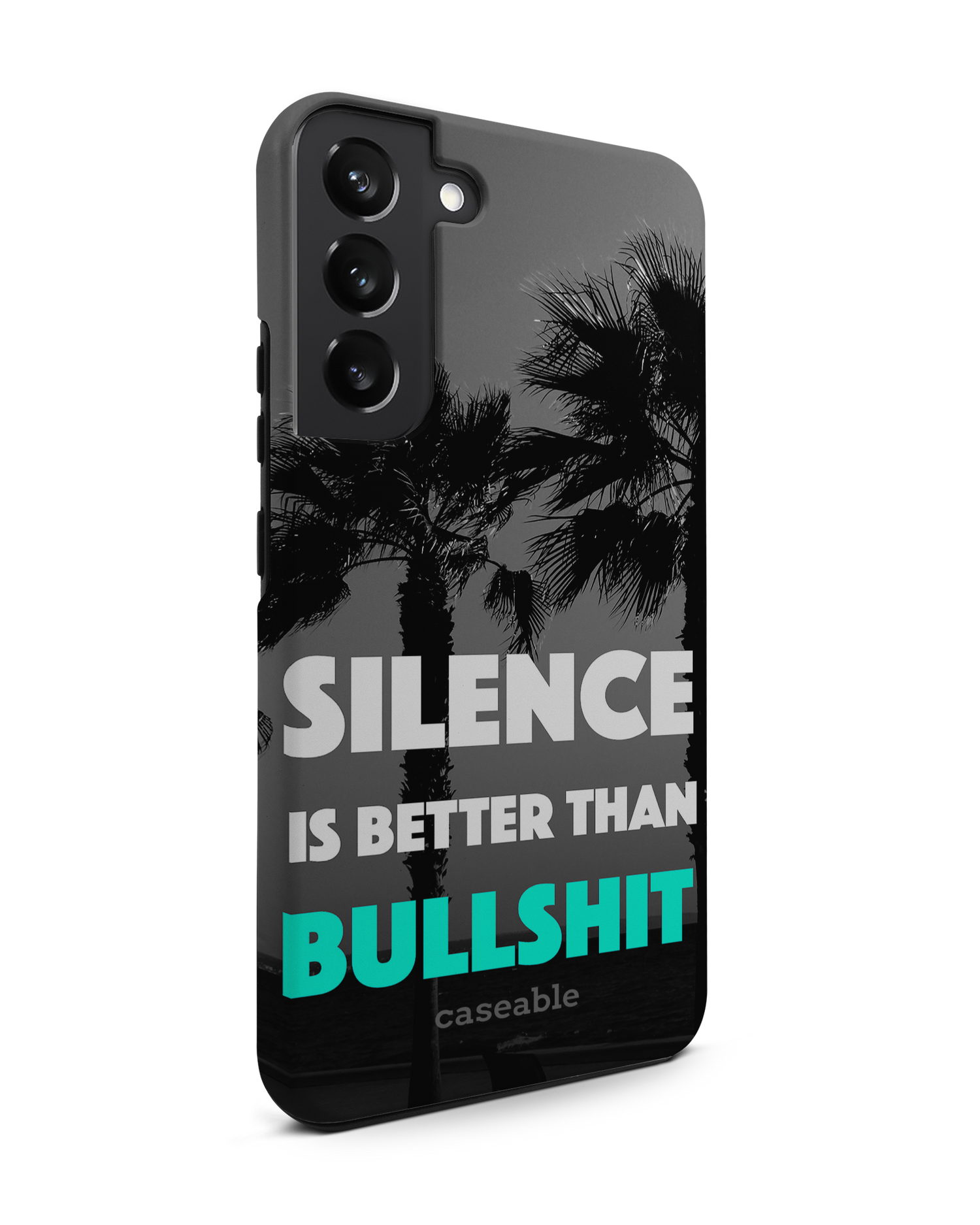 Silence is Better Premium Handyhülle Samsung Galaxy S22 Plus 5G