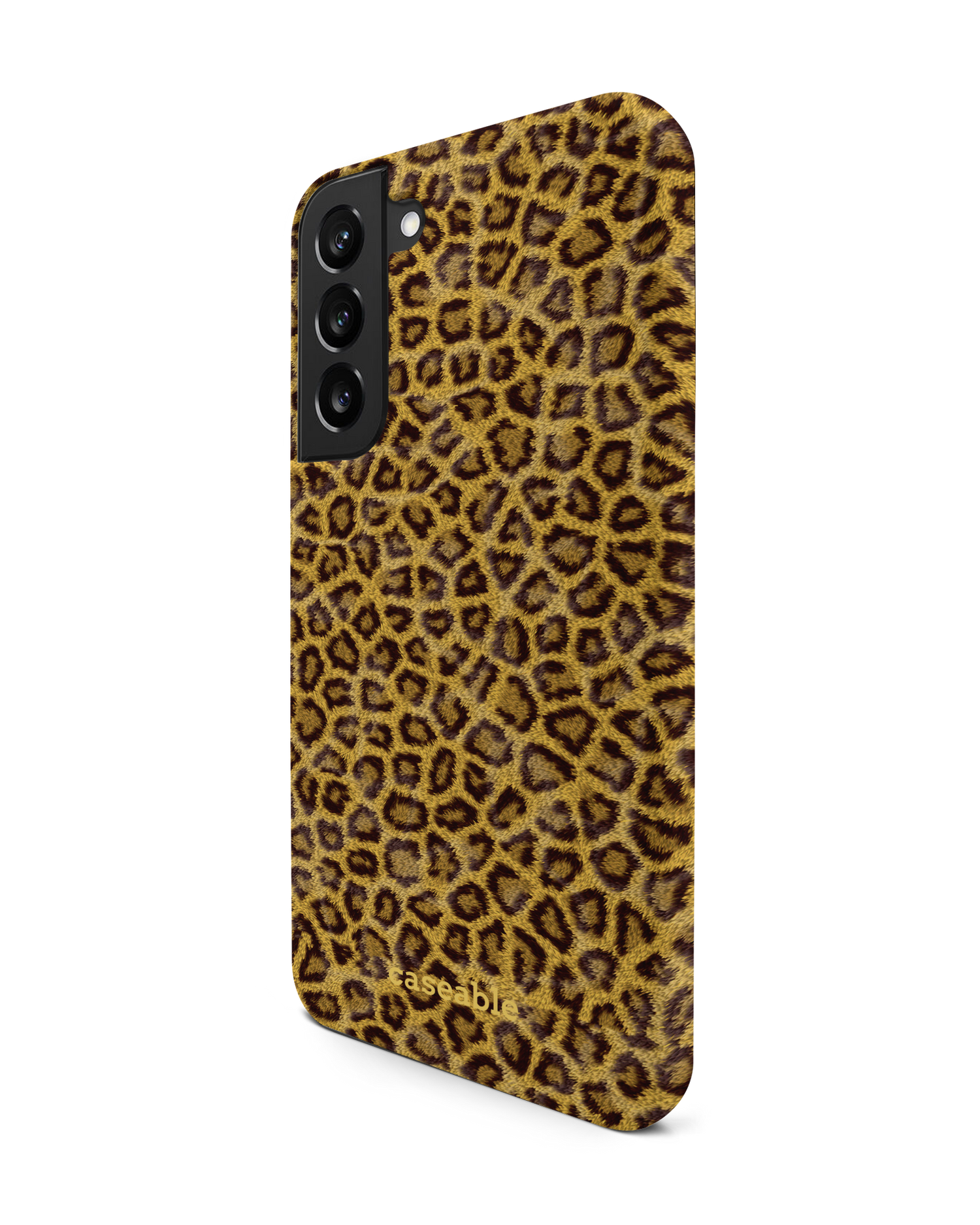Leopard Skin Premium Handyhülle Samsung Galaxy S22 Plus 5G: Seitenansicht rechts
