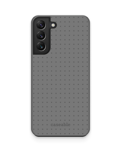 Dot Grid Grey Premium Handyhülle Samsung Galaxy S22 Plus 5G