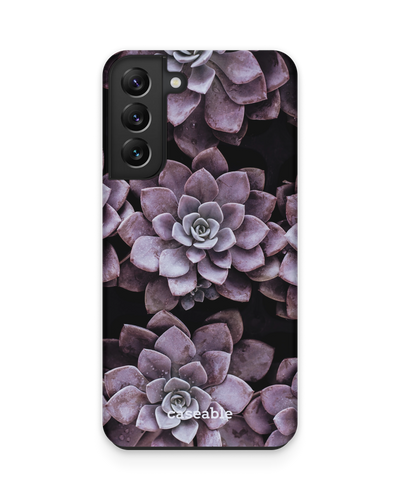 Purple Succulents Premium Handyhülle Samsung Galaxy S22 Plus 5G