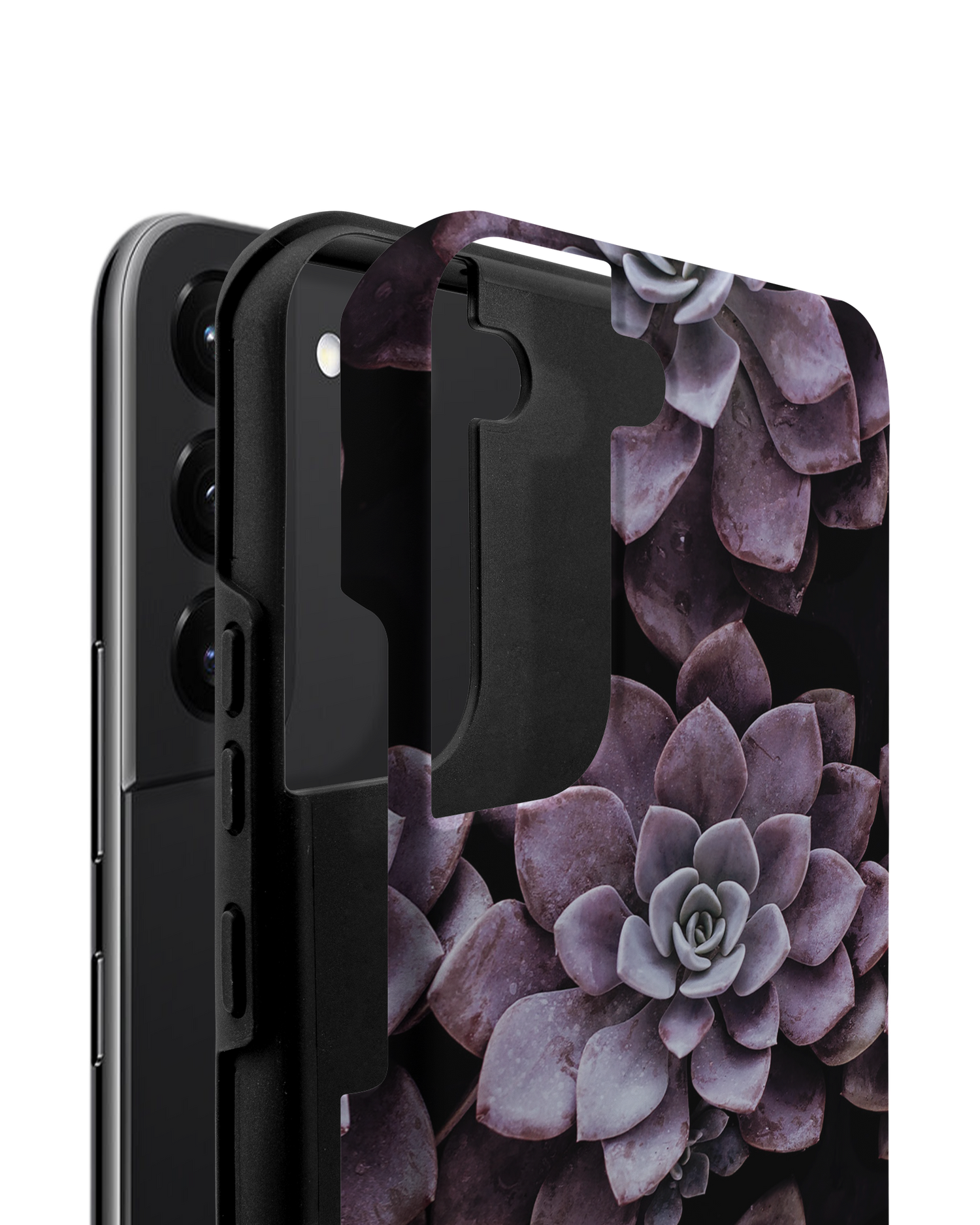 Purple Succulents Premium Handyhülle Samsung Galaxy S22 Plus 5G