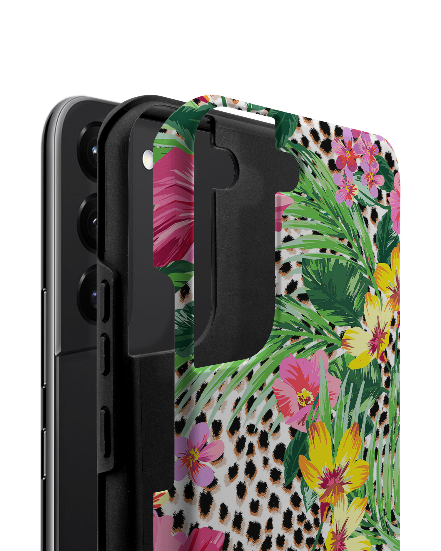Tropical Cheetah Premium Handyhülle Samsung Galaxy S22 Plus 5G