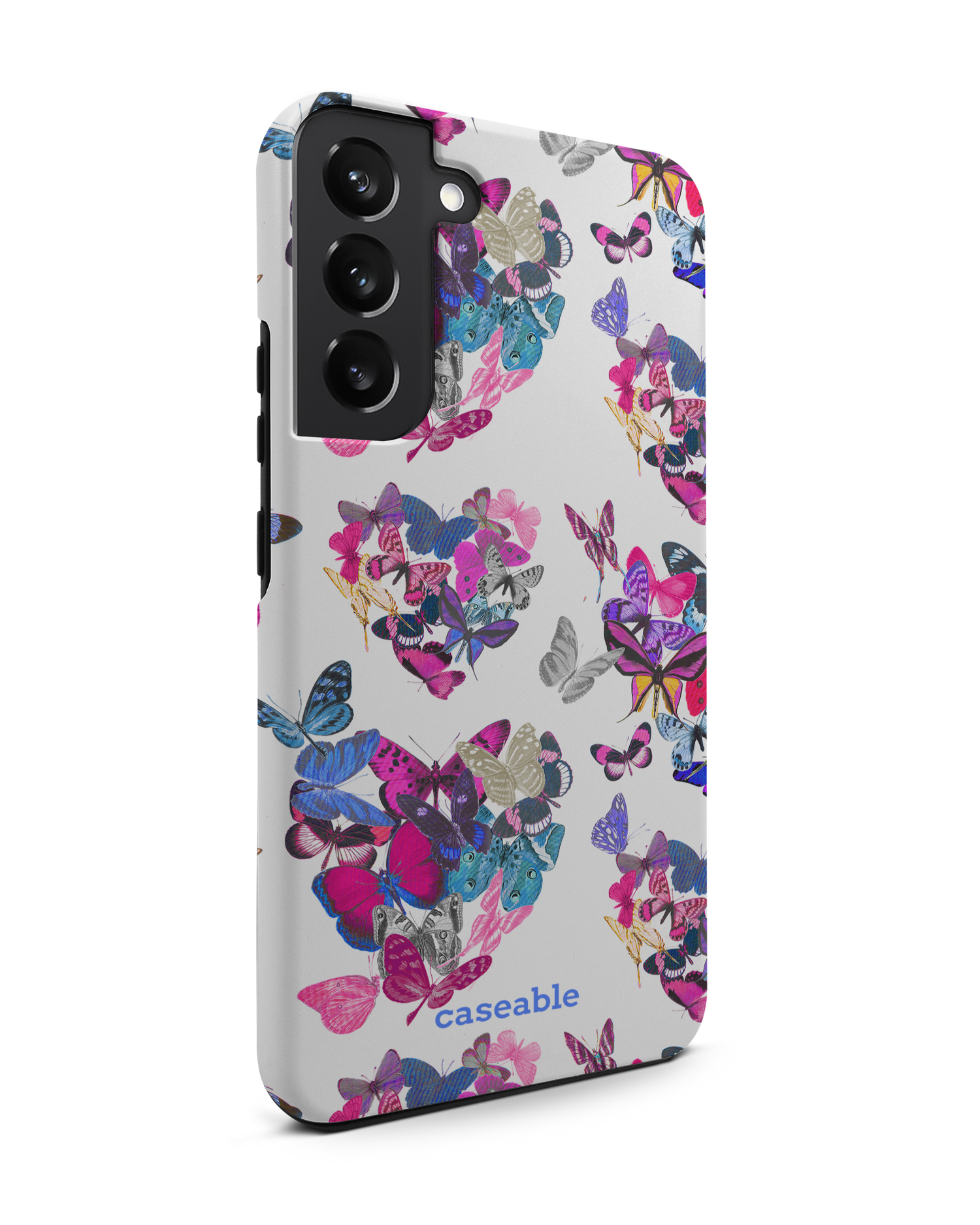 Butterfly Love Premium Handyhülle Samsung Galaxy S22 Plus 5G: Seitenansicht links