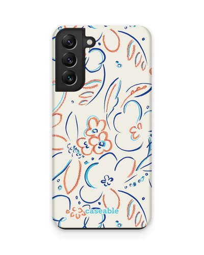 Bloom Doodles Premium Handyhülle Samsung Galaxy S22 Plus 5G
